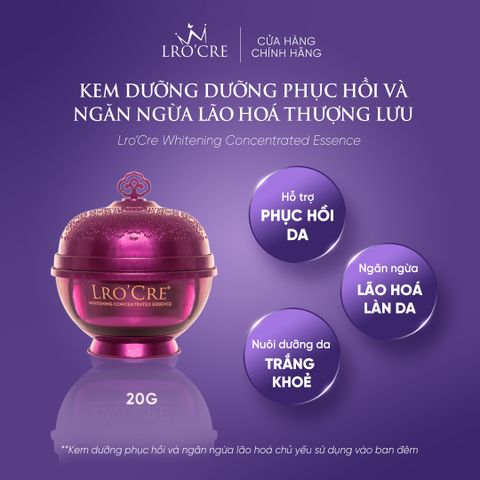  Kem Dưỡng Phục Hồi Và Ngăn Ngừa Lão Hoá Da Lro'Cre - Kem Dưỡng Thượng Lưu 