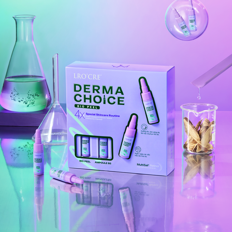  Bộ Peel Da Lro'Cre Derma Choice Giúp Da Căng Bóng Và Đều Màu 20ml 
