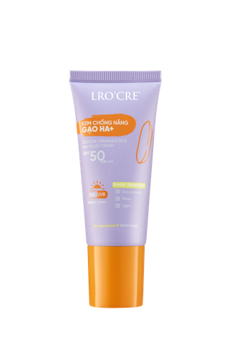  Kem Chống Nắng Gạo HA+ SPF 50PA+++ Lro'Cre 