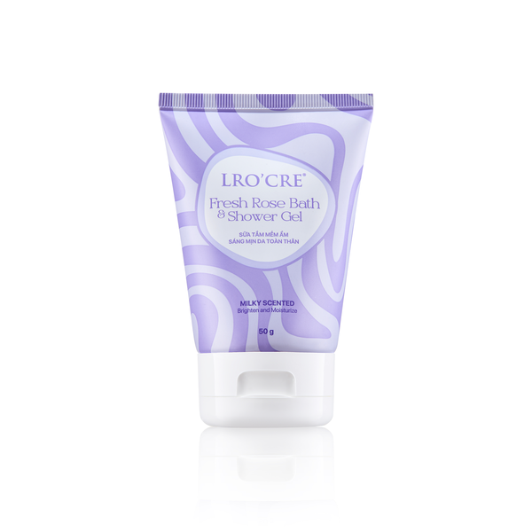  Sữa Tắm Lro'Cre Fresh Rose Bath & Shower Gel Minisize Cho Da Ẩm Mịn 50g 