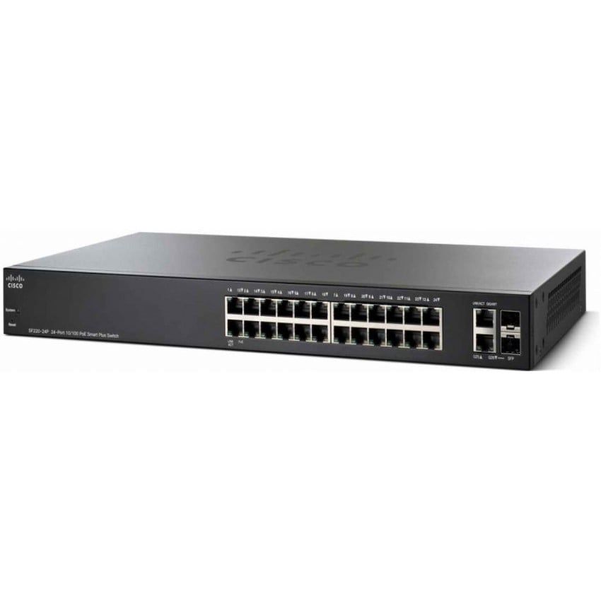  SF220-24 24-Port 10/100 Smart Switch (SF220-24-K9-EU) 