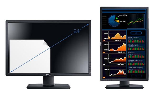 Màn hình máy tính Dell UltraSharp U2412M 24 Monitor with LED,cáp nguồn,3Yrs 