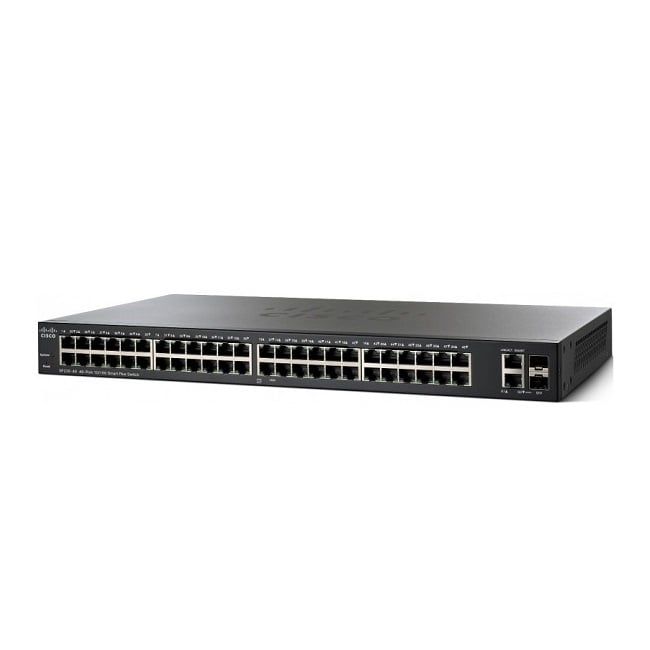  SG250X-48P 48-Port Gigabit PoE Smart Switch with 10G Uplinks ( SG250X-48P-K9-EU ) 