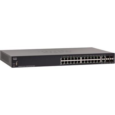  Cisco SF250-24P 24-Port 10/100 PoE Smart Switch ( SF250-24P-K9-EU ) 