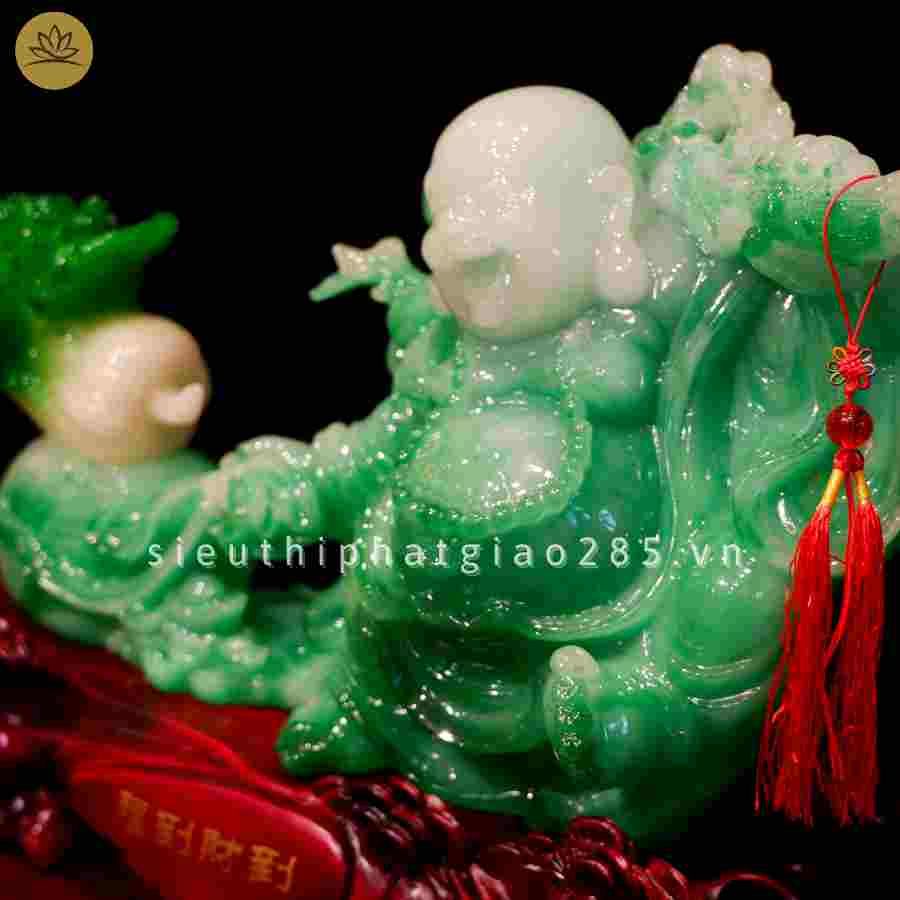  Tượng Di Lặc đá xanh ngọc 