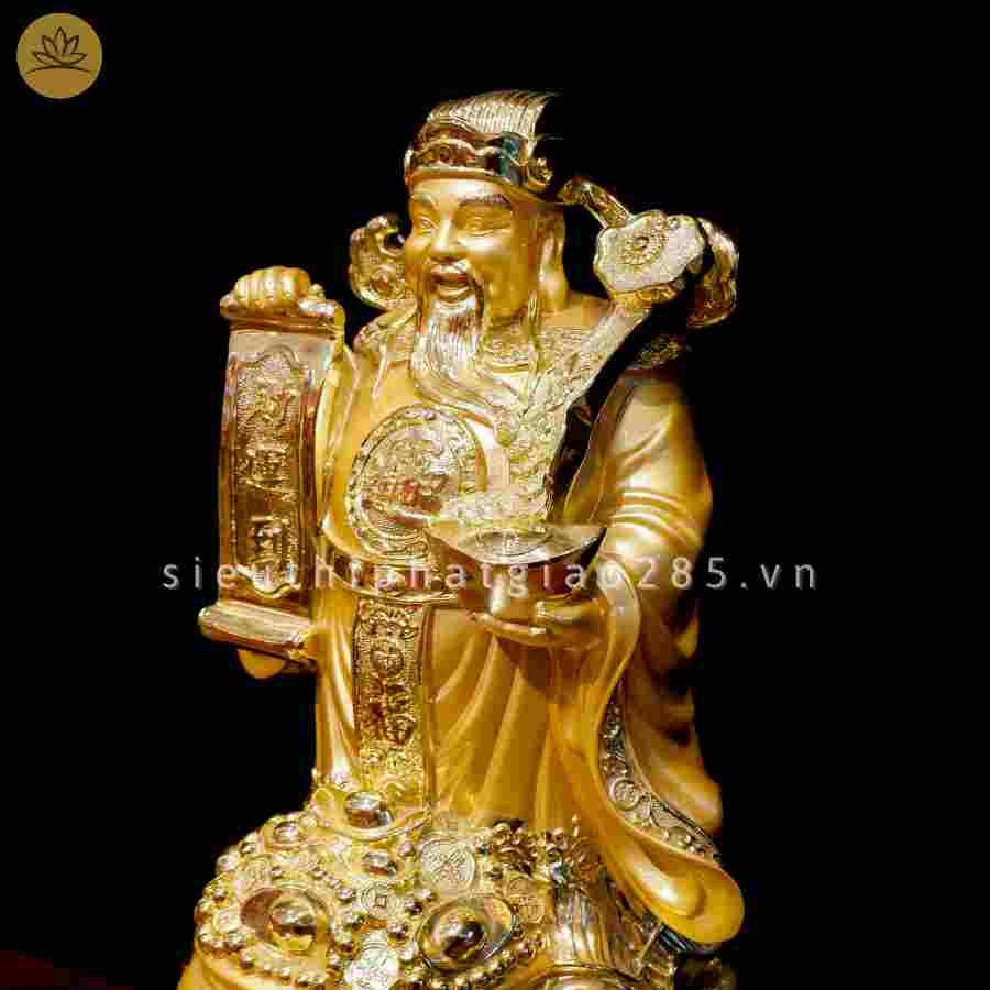  Tượng Thần Tài xi vàng 