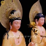  Bộ tượng tây phương tam thánh đứng đá thạch anh 