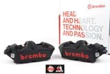  Cặp Heo Brembo M4 Đen - 100mm 