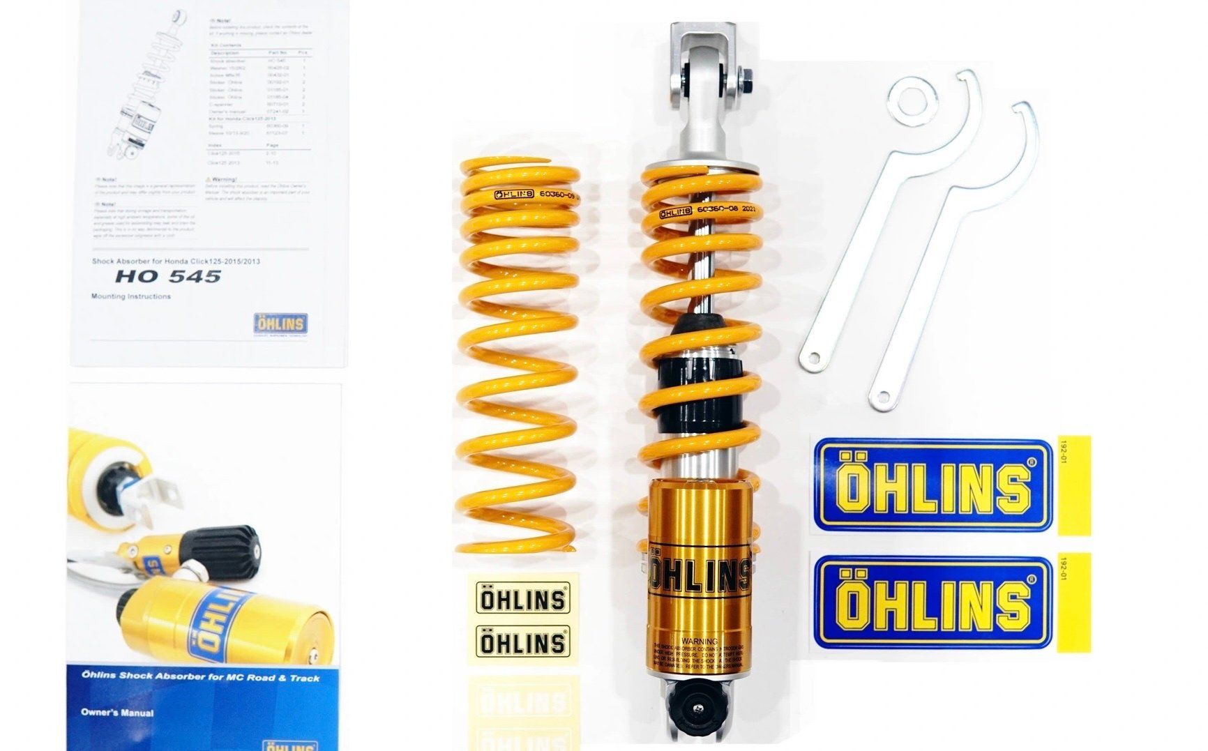 Phuộc Ohlins Vario Click chính hãng HO 545 2 loxo