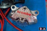  Heo Brembo Billet 2 Piston - Nickel (Bạc) 