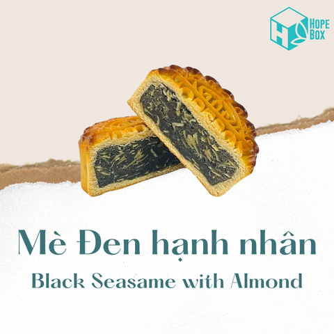  Bánh mè đen hạnh nhân/Black sesame with Almond 
