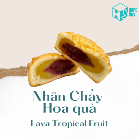  Bánh nhân chảy hoa quả Nhiệt đới /Lava Tropical Fruit 