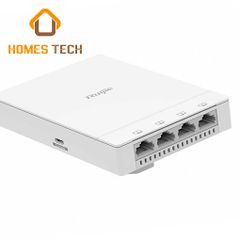 Bộ phát wifi âm tường 4 cổng lan RUIJIE RG-AP180 tốc độ 1774.5Mbps, hỗ trợ Bluetooth 5.0 và Zigbee