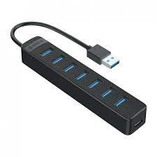 Bộ chia USB ORICO 7 cổng USB 3.0 TWU3-7A-BK