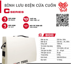 Bình lưu điện TORA C800 cho cửa cuốn tải Motor 800Kg