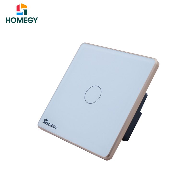 Công tắc cảm ứng Homegy 1 nút công suất cao kính phẳng (NL)