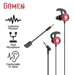 Tai Nghe Gaming GAMEN GE200 thiết kế In-Ear