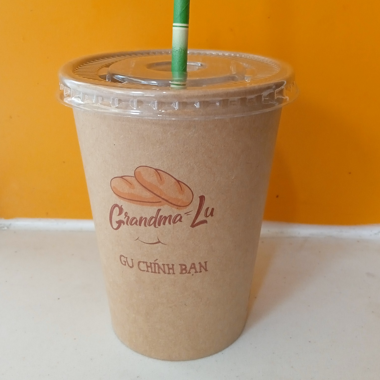 Ly giấy + đá – Grandma Lu