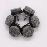  Đinh nhựa đế nỉ đóng chân bàn ghế phi 22mm - màu đen 