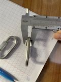  Khóa gài xi trắng M6x58mm (cái) 