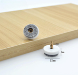  Vít đế nỉ màu trắng, màu nâu phi 22mm (Cái) 