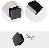  Nắp chụp nhựa vuông nhiều kích thước, không lỗ ren 