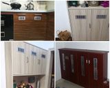  Lưới thông gió hình chữ nhật màu trắng nhôm 