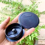  Nắp luồn dây điện nhựa màu đen (Cái) 