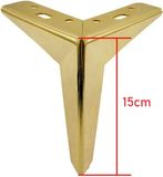  Chân ghế sofa Y xéo màu vàng bóng (cái) 