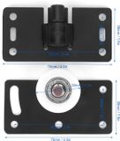  Bánh xe cửa lùa HMR (Bộ) 
