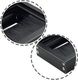  Nắp luồn dây điện nhôm màu đen (Cái) 