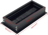  Nắp luồn dây điện nhôm màu đen (Cái) 