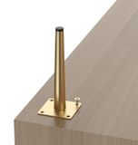  Chân ghế sofa cao cấp màu vàng loại thẳng 