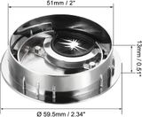 Nắp luồn dây điện hợp kim cao cấp phi 50/60mm 