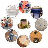  Tán chấu xi mạ bảy màu hệ mm/hệ inch 