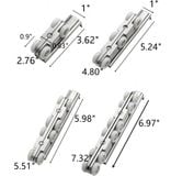 Bánh xe cửa lùa treo 8 bánh hiệu HMR (Bộ) 