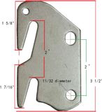  Pát giường hình tai thỏ 97x60x25mm 