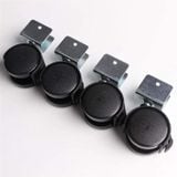  Bánh xe nhựa đế U 