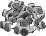  Đinh nhựa đế nỉ đóng chân bàn ghế phi 22mm - màu trắng 
