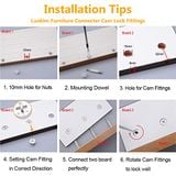  Bộ phụ kiện liên kết 3 thành phần cam A801 