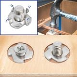  Tán chấu xi trắng kẽm hệ mm/hệ inch 