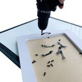  Pat treo tranh răng cưa màu vàng 