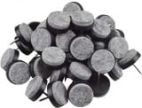  Đinh nhựa đế nỉ đóng chân bàn ghế phi 22mm - màu đen 