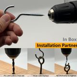  Vít khoen tròn bảy màu/trắng kẽm (kg) 