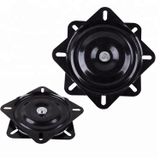  Mâm xoay ghế sơn đen tĩnh điện 160x160mm, đế xoay 360 độ (Cái) 