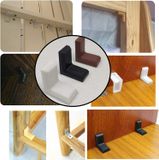  Chốt đỡ kệ nắp nhựa màu đen (Bộ) 