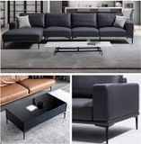  Chân Ghế Sofa đế tam giác cao 120mm/150mm màu đen nhám 