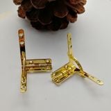 Bản lề trang trí hộp gỗ 90 độ - màu vàng sáng (cái) 