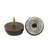  Vít đế nỉ màu trắng, màu nâu phi 22mm (Cái) 