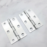  Bản lề lá xikel trắng 75x50x1.5mm (Cái) 